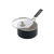KitchenAid - Coloured Aluminum Saucepan with Lid - Matte Black - 16 cm / Home and Kitchen