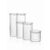 Sobczyk - Glass storage containers with ridges - 5-pack - 2 x 500 ml, 2 x 1000 ml, 1 x 1500 ml / Home and Kitchen