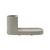 Meraki - Brush and soap holder, MKDatura - Shellish grey - l: 26 cm, w: 10.5 cm, h: 12.5 cm / Home and Kitchen