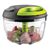 KOHE 600 ml vegetable shredder, 3 blades, green and black