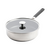 KitchenAid - KA-Classic Stainless Steel Covered Skillet - Silver - 26 cm / Home and Kitchen