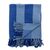 Bloomingville - Frello Throw - Blue - Recycled Cotton /