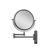 Gillian Jones - Double-Sided Wall Mirror w. x10 Magnification - Black / Beauty Tools & Accessories Makeup