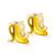Candlestick - Banana Romance (2 pcs.) (210735) / Gadgets Decor Home & Kitchen