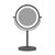 Gillian Jones - Table Mirror w. Strong LED Light - Mat Black / Beauty Tools & Accessories Makeup