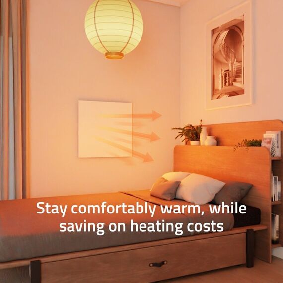 Hombli - Smart IR Glass Heatpanel 400W, White / Home and Kitchen Συσκευές Σπίτι & Κουζίνα