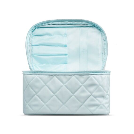 Gillian Jones - Beauty Box in quilted nylon Blue / Beauty Tools & Accessories Makeup
