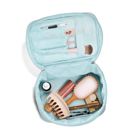 Gillian Jones - Beauty Box in quilted nylon Blue / Beauty Tools & Accessories Makeup
