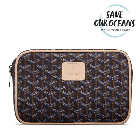 Vittorio - Mens Washbag - Graphic Print / Beauty Accessories Man Care