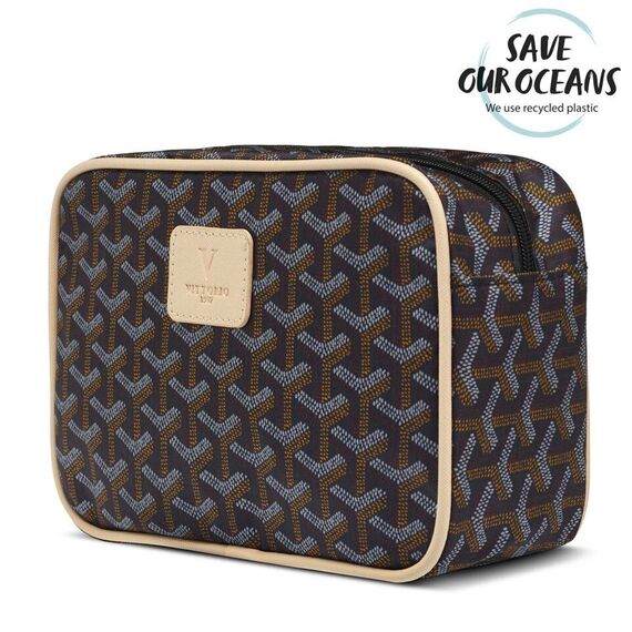Vittorio - Mens Washbag - Graphic Print / Beauty Accessories Man Care