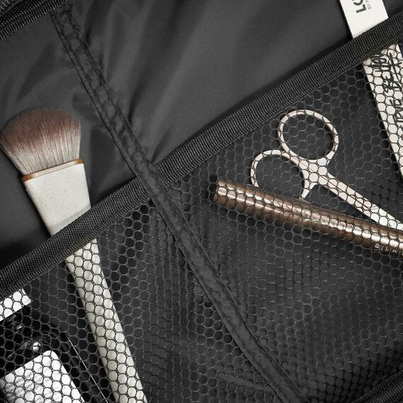 Gillian Jones - 3-piece cosmetic bag set - Palm print / Beauty Tools & Accessories Makeup