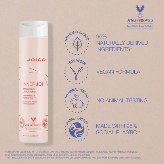 Joico - INNERJOI Strengthen Conditioner 300 ml / Beauty Conditioners Περιποίηση Μαλλιών
