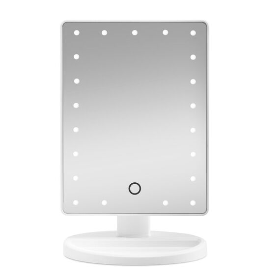 Gillian Jones - Makeup Mirror w. Heart LED Light & Touch Function White / Beauty Tools & Accessories Makeup