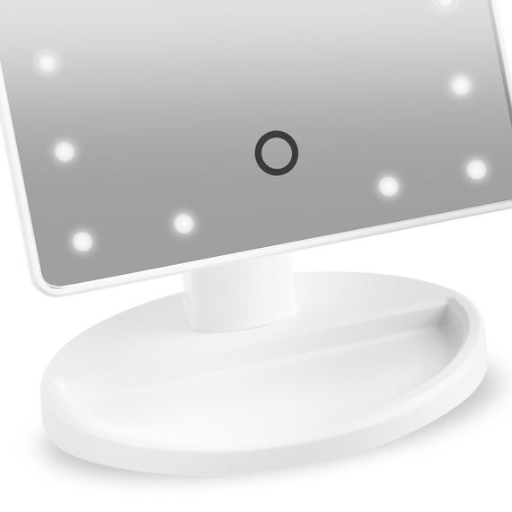 Gillian Jones - Makeup Mirror w. Heart LED Light & Touch Function White / Beauty Tools & Accessories Makeup