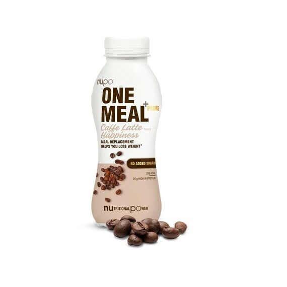 Nupo - One Meal +Prime Shake Caffe Latte Happiness 12 x 330 ml / Health and Personal Care Diet and Nutricion Personal Care