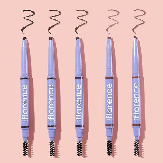 Florence by Mills - Tint N Tame Eyebrow Pencil With Spoolie Light brown / Beauty Μάτια Μακιγιάζ