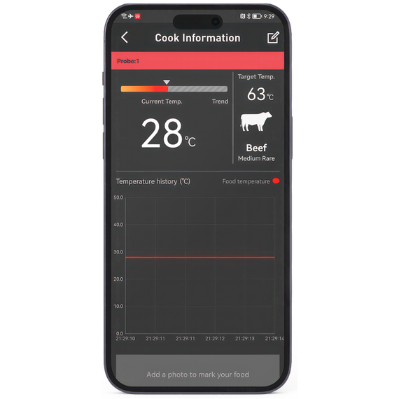 HerQs Pin Pro - Wireless Thermometer / Home and Kitchen Κουζίνα Σπίτι & Κουζίνα