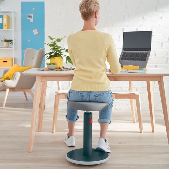 Leitz - Ergo Cozy Active sit-stand balance chair - Grey / Home and Kitchen Αταξινόμητα (Σπίτι & Κουζίνα) Σπίτι & Κουζίνα