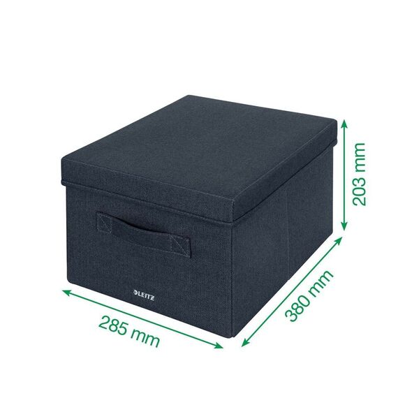 Leitz - Fabric Storage Box 2 Pieces - Grey / Home and Kitchen Αποθήκευση Σπίτι & Κουζίνα