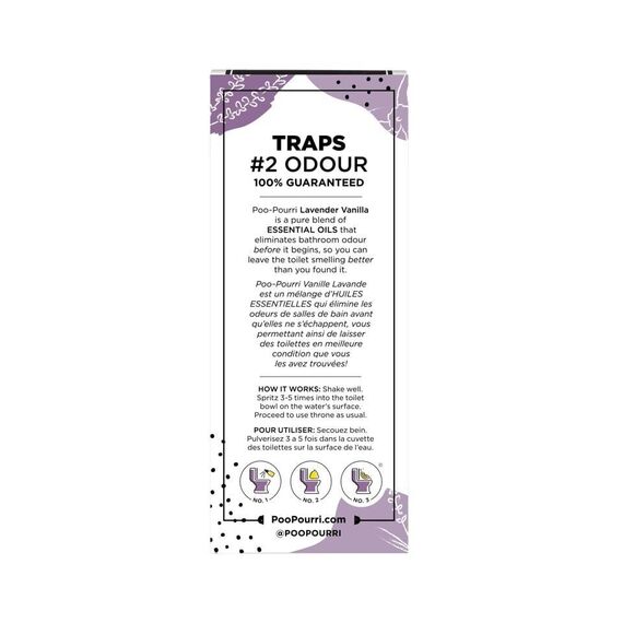 Poo~Pourri - Lavender Vanilla Toilet Spray 59 ml / Home and Kitchen Cleaning Home & Kitchen