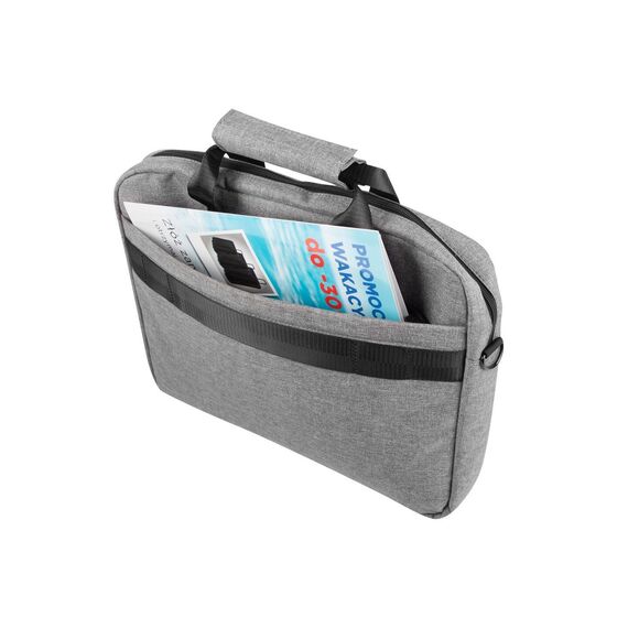 NATEC Mustela notebook case 39.6 cm (15.6") Messenger case Grey Τσάντες Laptop Βαλίτσες & Τσάντες