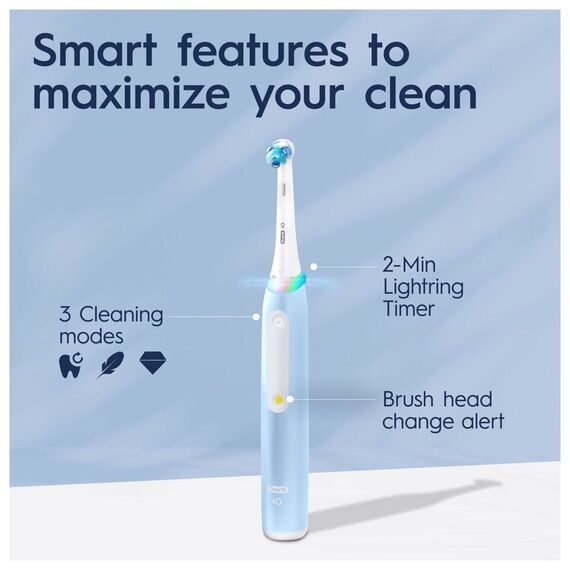 Oral-B - iO3S Ice Blue Electric Toothbrush / Health and Personal Care Υγιεινή Στόματος Προσωπική Φροντίδα