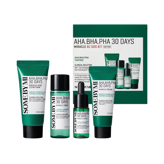 Some By Mi - AHA BHA PHA 30 Days Miracle AC S.O.S. KIT / Beauty Sets Face Care