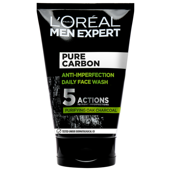 L'Oréal - Paris Men Expert Pure Carbon Anti-Imperfection Daily Face Wash - 100ml / Beauty Face Care Man Care