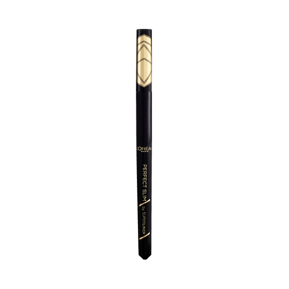 L'Oréal - Paris Perfect Slim Eyeliner - Intense Black - 0.4mm / Beauty Eyes Makeup