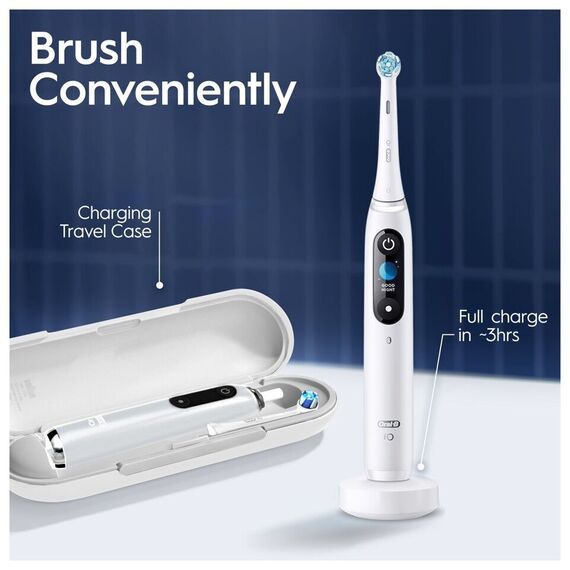 Oral-B - iO9S White Alabaster Electric Toothbrush / Health and Personal Care Oral Care Personal Care