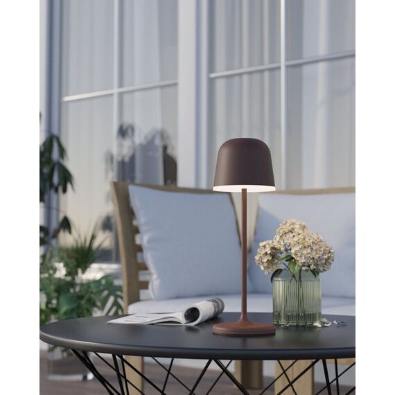 EGLO - MANNERA TABLE LAMP - Rustbrun - Height: 34 cm, Diameter: 11 cm / Home and Kitchen Lightning Home & Kitchen