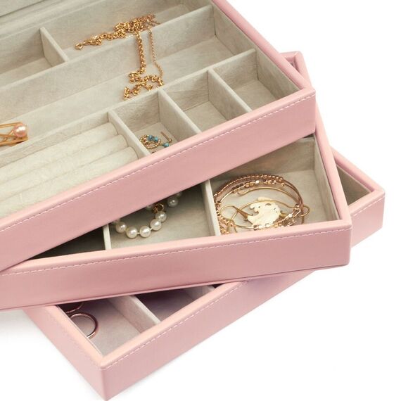 Gillian Jones - Multilayer Jewelry Box - Cream - Rosa / Home and Kitchen Storage Home & Kitchen