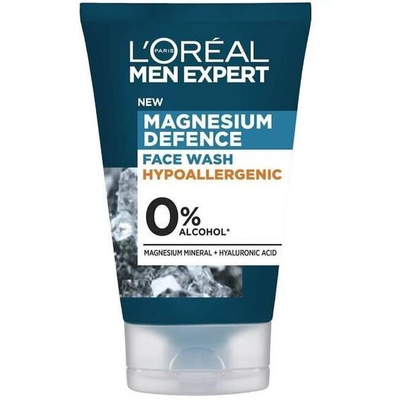 L'Oréal Paris - Men Expert Magnesium Defense Face Wash 100 ml / Beauty Face Care Man Care