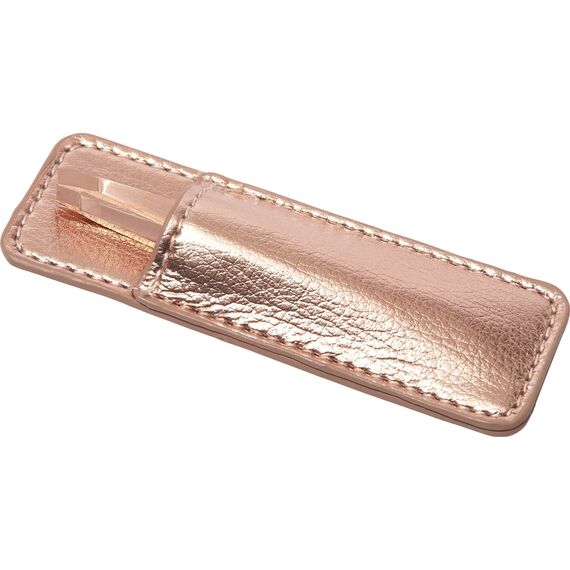 Tweezerman - Mini Slant Tweezer - Rose Gold / Beauty Tools & Accessories Makeup