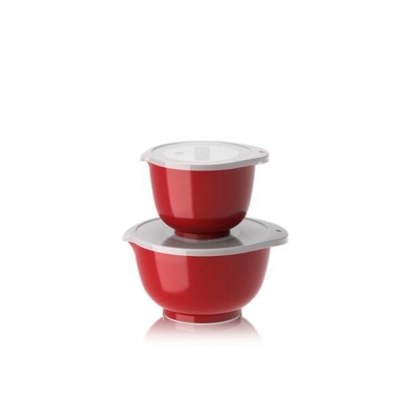 Rosti - NEW Margrethe bowls, Set of 2 + lids - Red / Home and Kitchen Κουζίνα Σπίτι & Κουζίνα