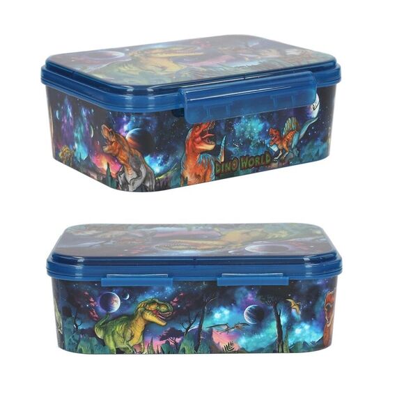Dino World - Lunchbox GALAXY - Blue / Home and Kitchen Κουζίνα Σπίτι & Κουζίνα