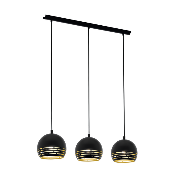 EGLO - CAMASTRA LONG TABLE 3L - Black / Home and Kitchen Lightning Home & Kitchen