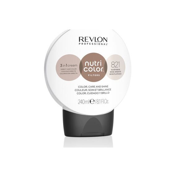 Revlon - Nutri Color Filters Toning 240 ml - 821 Silver Beige / Beauty Styling Μαλλιών Περιποίηση Μαλλιών