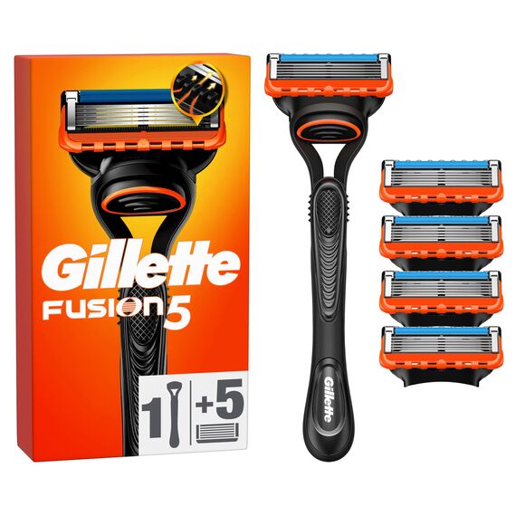 Gillette - Fusion5 shaving razor for men - Orange/Black / Health and Personal Care Shave & Beard Care Man Care