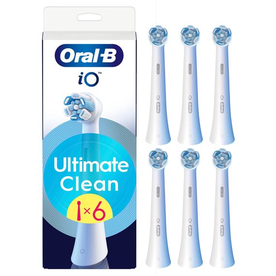 Oral B - iO Series Ultimate Clean Replacement Brush Heads - White - 6 count / Health and Personal Care Υγιεινή Στόματος Προσωπική Φροντίδα
