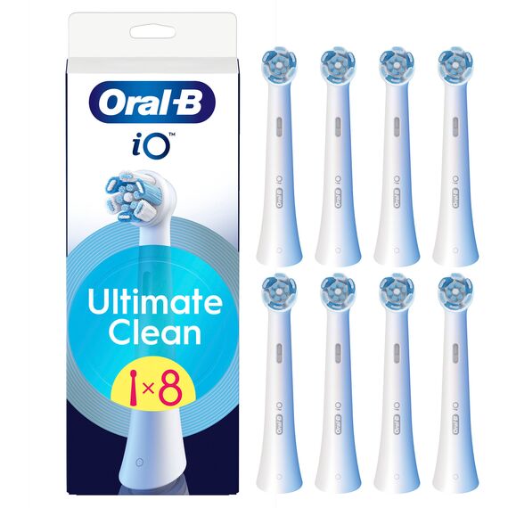 Oral B - Oral-B iO Series Ultimate Clean Replacement Brush Heads - White - 8 count / Health and Personal Care Oral Care Personal Care