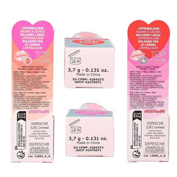 Topmodel - Heart in Heart Lipbalm - Pink, Red - 3.7 grams / Beauty Χείλη Μακιγιάζ