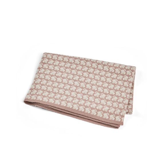 Smallstuff - Baby blanket AO rabbits - Merino Wool Powder - 80x100 cm (70007-92) / Home and Kitchen Κλινοσκεπάσματα Σπίτι & Κουζίνα