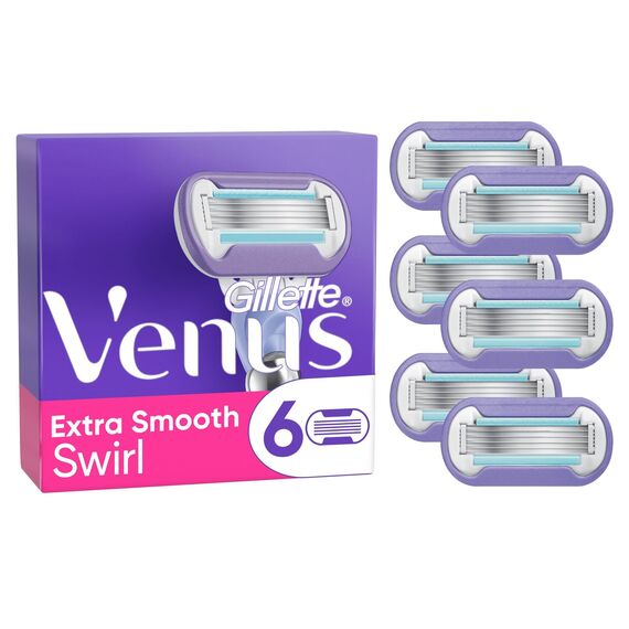 Venus - Venus Deluxe Smooth Swirl Razor Blades - Purple/White - 6 / Health and Personal Care Αξεσουάρ Ομορφιάς Γυναικεία Περιποίηση