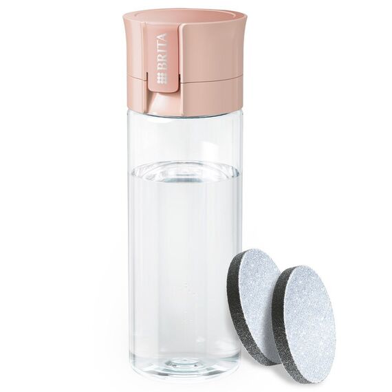 Brita Vital peach 2-disc filter bottle Kitchen Home & Kitchen