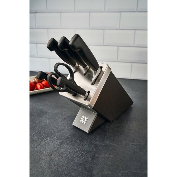 ZWILLING FOUR STAR 35148-507-0 kitchen knife/cutlery block set 7 pc(s) Grey Kitchen Home & Kitchen