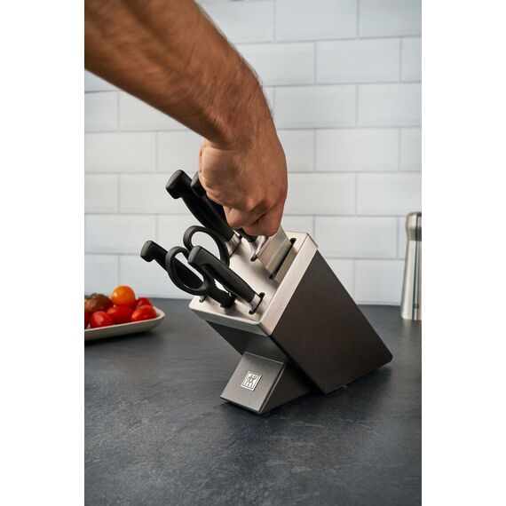 ZWILLING FOUR STAR 35148-507-0 kitchen knife/cutlery block set 7 pc(s) Grey Kitchen Home & Kitchen