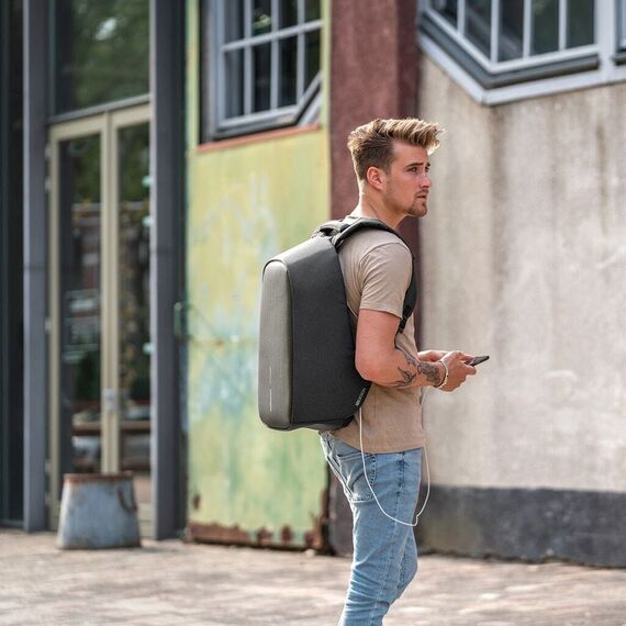 XD DESIGN ANTI-THEFT BACKPACK BOBBY HERO REGULAR BLACK P/N: P705.291 Σακίδια Πλάτης Βαλίτσες & Τσάντες