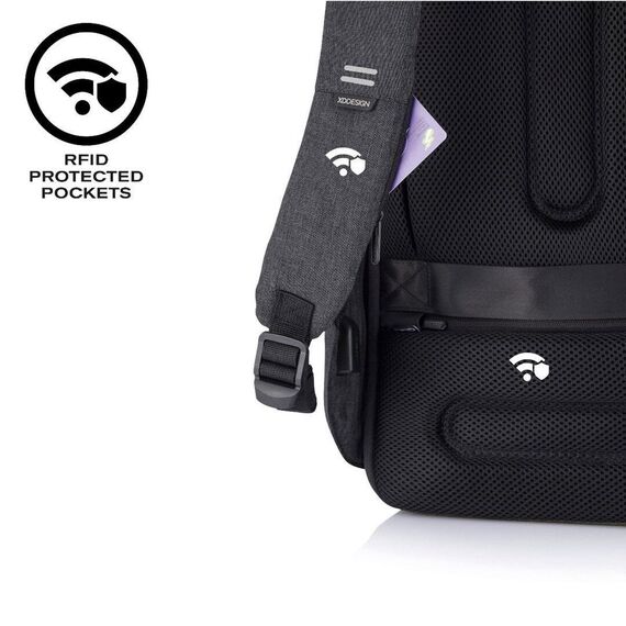 XD DESIGN ANTI-THEFT BACKPACK BOBBY HERO SMALL BLACK P/N: P705.701 Σακίδια Πλάτης Βαλίτσες & Τσάντες