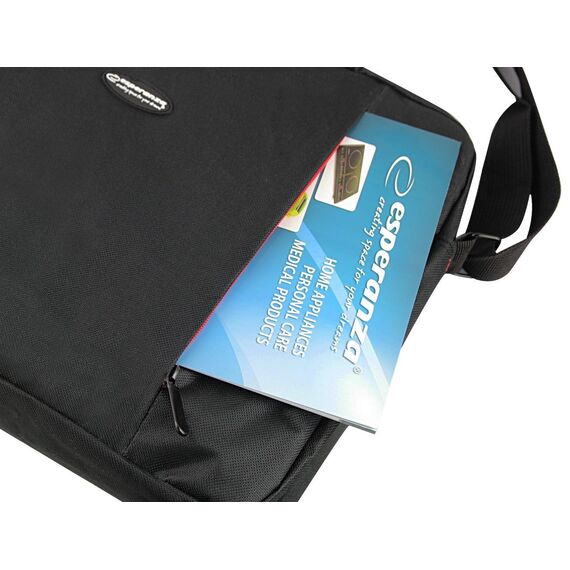 Esperanza ET192 notebook case 39.6 cm (15.6") Messenger case Black Τσάντες Laptop Βαλίτσες & Τσάντες